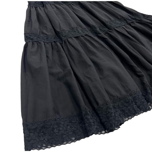 NWT Dolls Kill x House of Widow Lace Tiered Maxi Dress - Picture 2 of 12